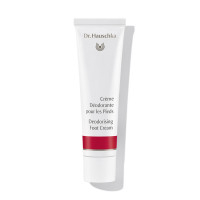Dr. Hauschka Deodorising Foot Cream: controls odour and excessive perspiration Dr. Hauschka Deodorising Foot Cream - an antiperspirant for feet, free from aluminium salts